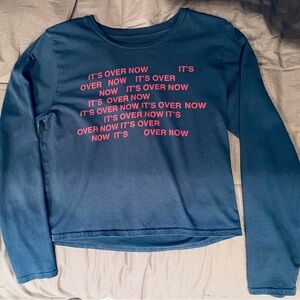 Billie Eilish LS Crop HMHAS It’s Over Now Official Album Merch!!